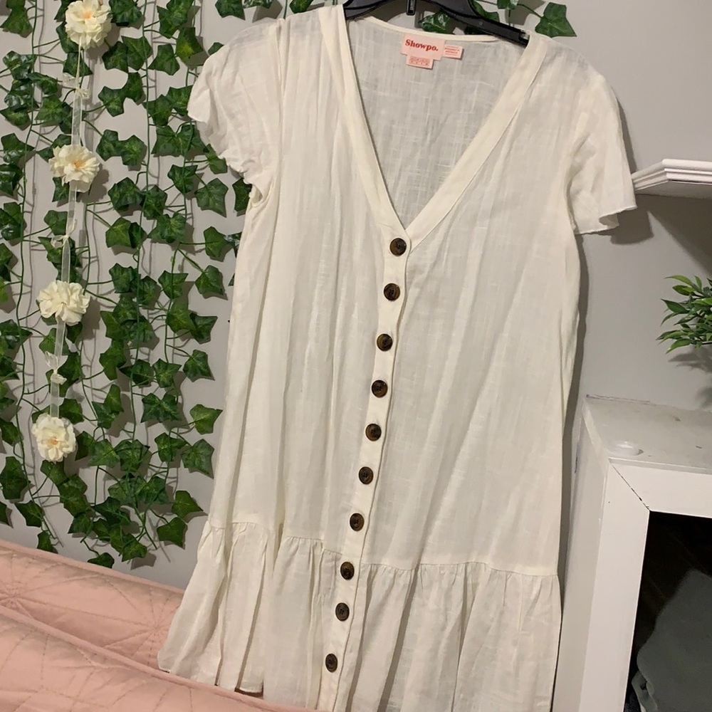 SHOWPO cutie linen Australian made dress